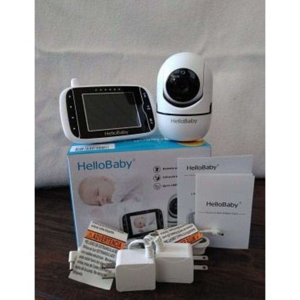 New Baby Monitor with Remote Pan-Tilt-Zoom Camera and 3.2'' LCD Screen